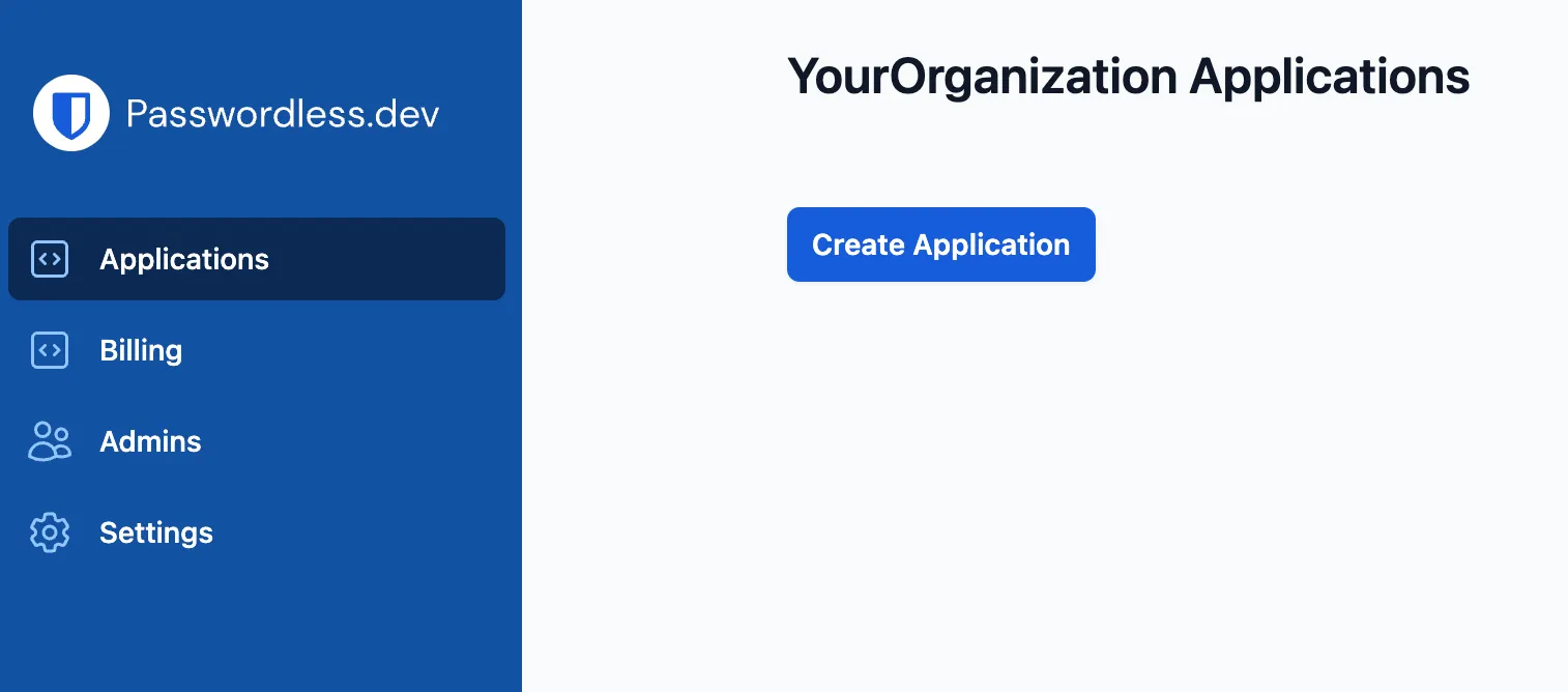 Getting started create app step 1